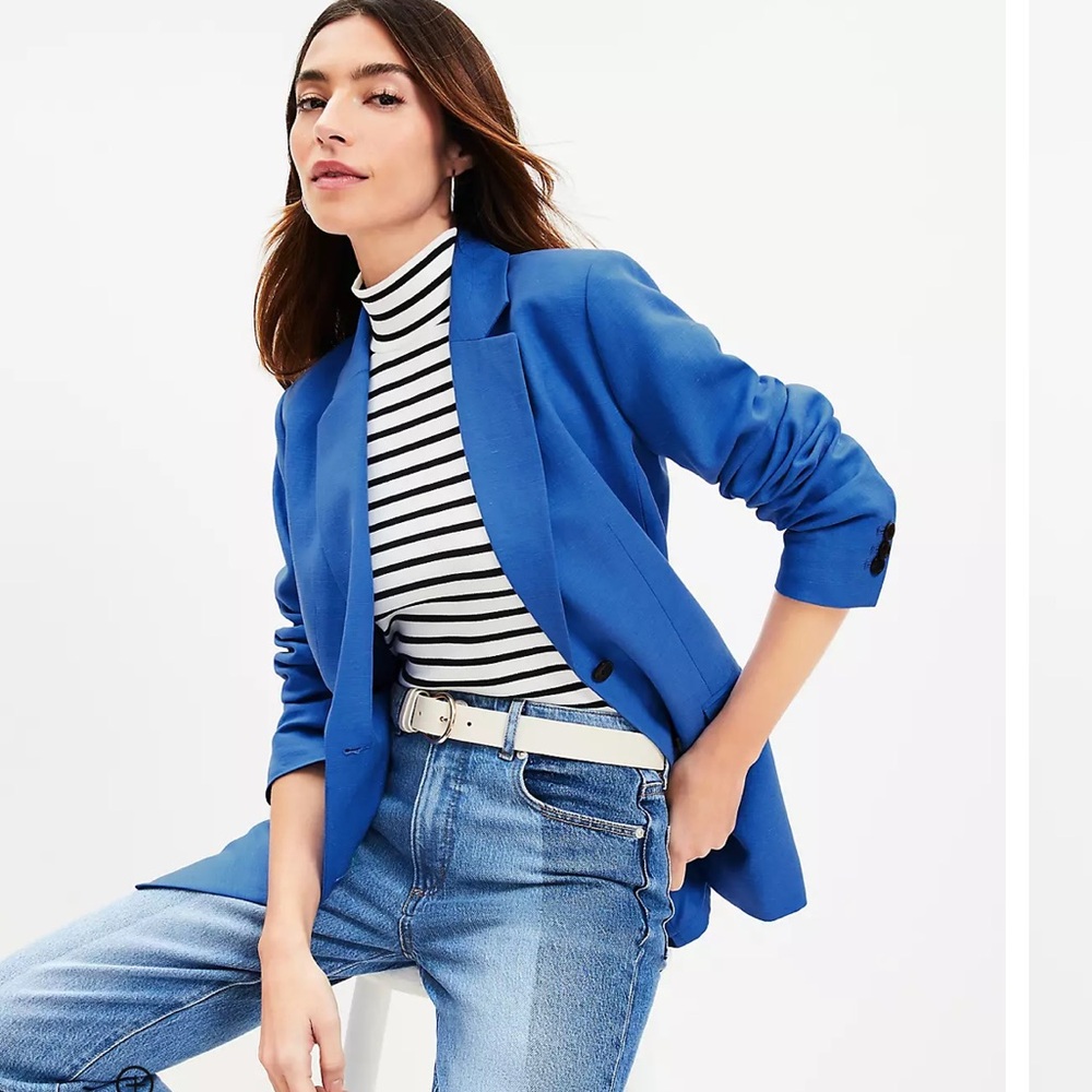 Loft oversized two button blazer